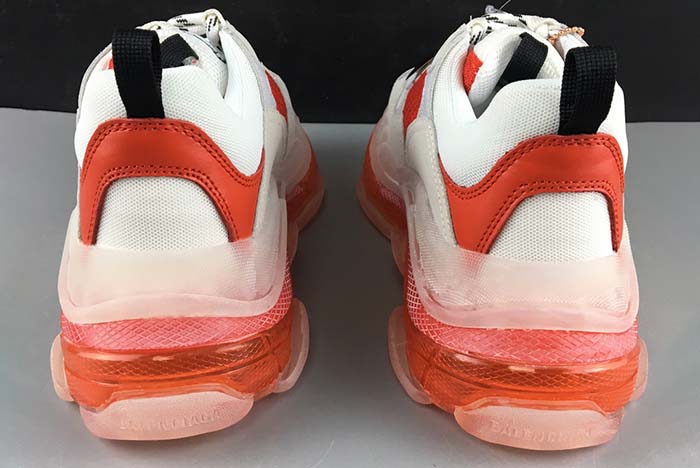 BALENCIAGE TRIPLE TRAINER ‘RED -WHITE ‘ 541624 WO90L 1618