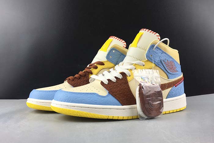 Air Jordan 1 High Mid FearlessAJ1 MID CU2803-200