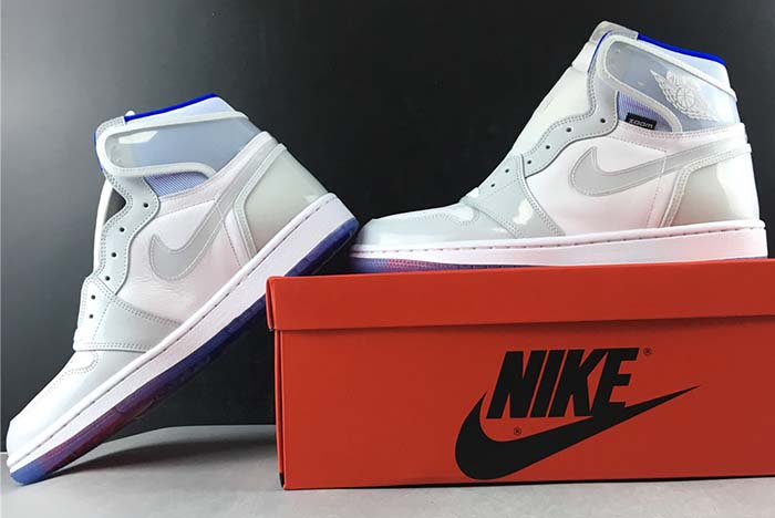 Air Jordan 1 Retro High Zoom White Racer Blue CK6637-104