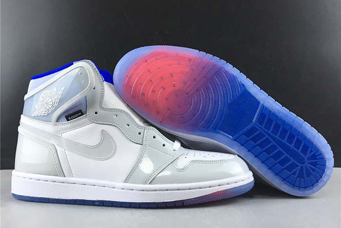 Air Jordan 1 Retro High Zoom White Racer Blue CK6637-104