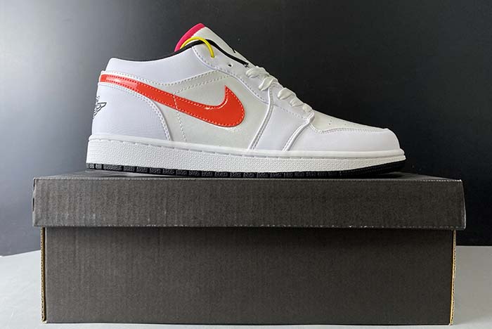Air Jordan 1 Low White Multi-Color CW7009-100