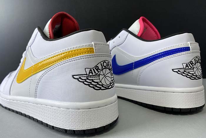 Air Jordan 1 Low White Multi-Color CW7009-100