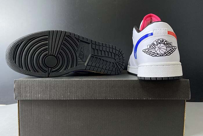 Air Jordan 1 Low White Multi-Color CW7009-100