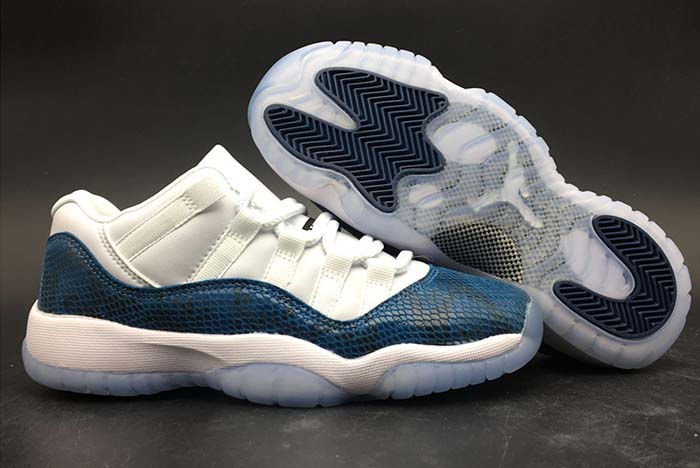 Air Jordan 11 Low “Navy Blue Snakeskin  CD6846-102