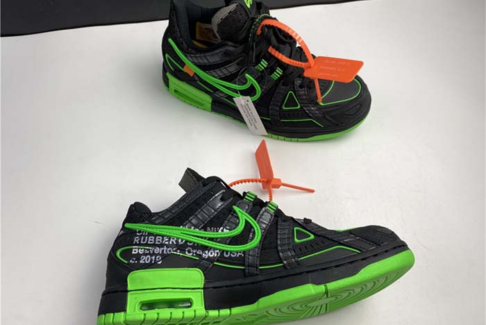 Off-White  NIKE AIR RUBBER DUNK “”GREEN STRIKE“ CU6015-001