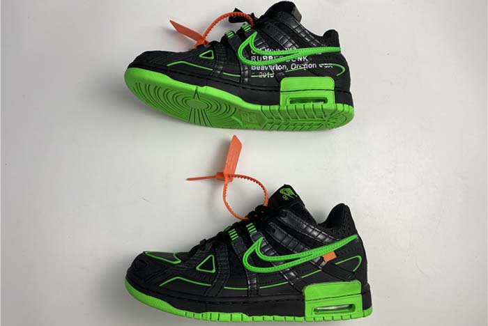 Off-White  NIKE AIR RUBBER DUNK “”GREEN STRIKE“ CU6015-001
