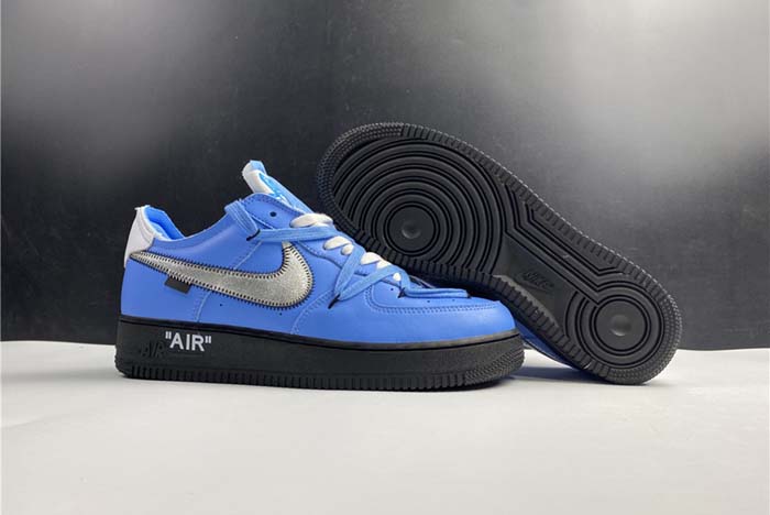 NIKE Off-White  X AIR FORCE 1 LOW UNIVERSITY BLUE CK0866-401
