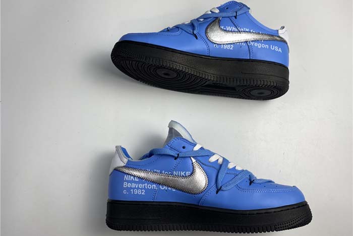NIKE Off-White  X AIR FORCE 1 LOW UNIVERSITY BLUE CK0866-401