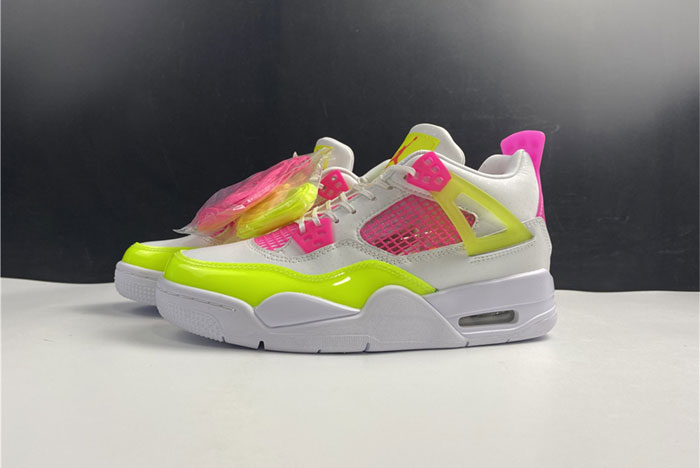 AIR JORDAN 4 GIRLS LEMON VENOM PINK BLAST CV7808-100