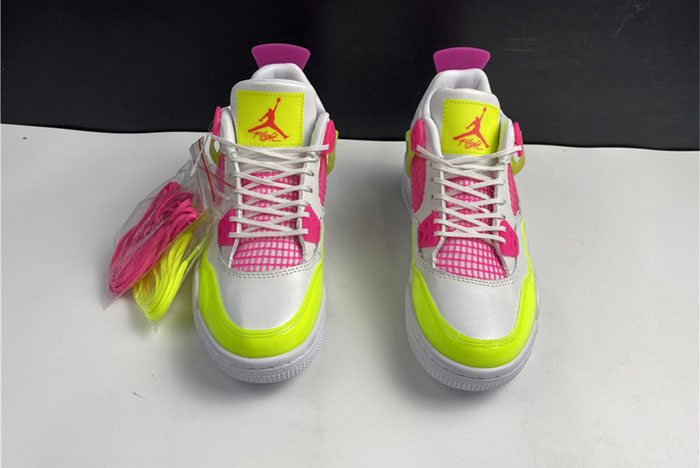 AIR JORDAN 4 GIRLS LEMON VENOM PINK BLAST CV7808-100