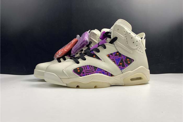 AIR JORDAN 6 RETRO QUAI54 SAIL BLACK CZ4152-101