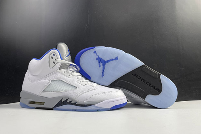 AIR JORDAN 5 RETRO WHITE STEATH DD0587-140