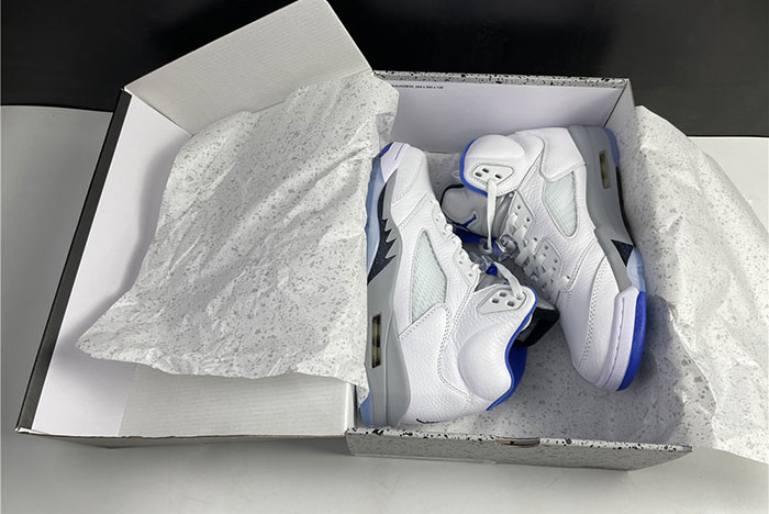 AIR JORDAN 5 RETRO WHITE STEATH DD0587-140
