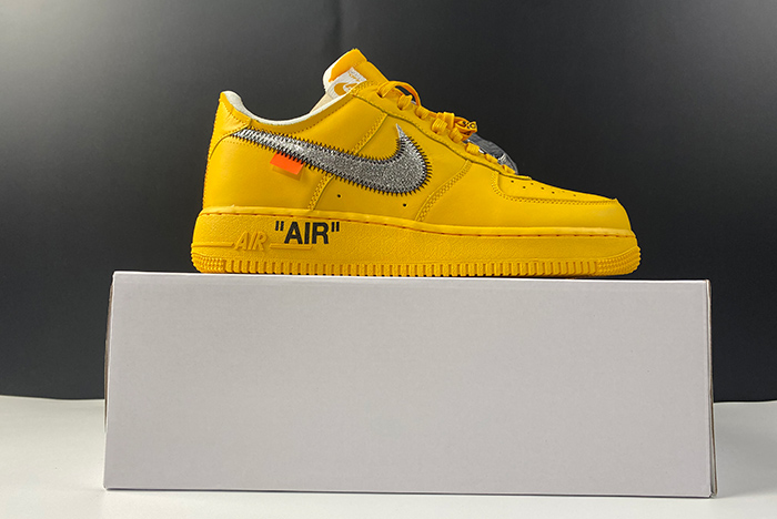 Nike Air Force 1 Low Off-White  University Gold Metallic Silver DD1876-700