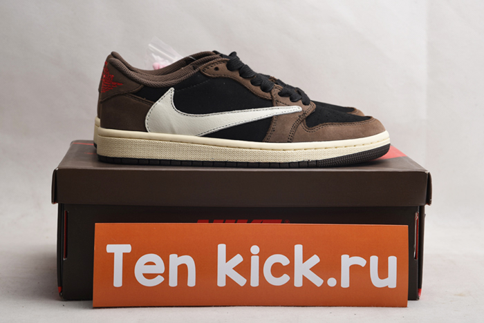 TRAVIS SCOTT AIR JORDAN 1 LOW DARK MOCHA CQ4277-001