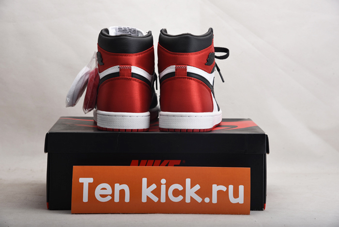 JORDAN 1 RETRO HIGH SATIN BLACK TOE - CD0461-016