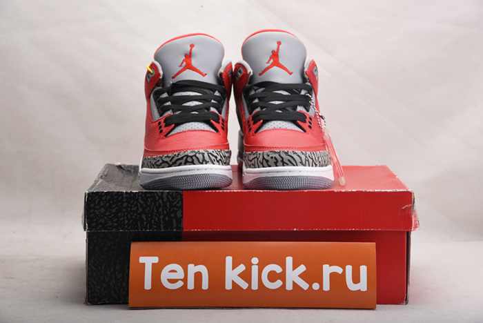 Air Jordan 3 Retro OG Red Cement CK5692 -600