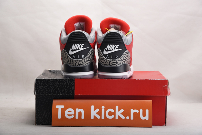 Air Jordan 3 Retro OG Red Cement CK5692 -600