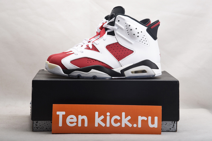 Air Jordan 6 VI Retro Carmine White Carmine Black 384664-160