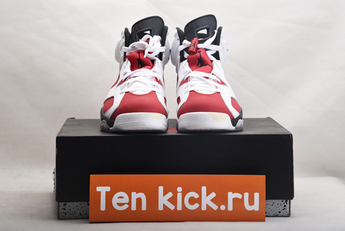Air Jordan 6 VI Retro Carmine White Carmine Black 384664-160