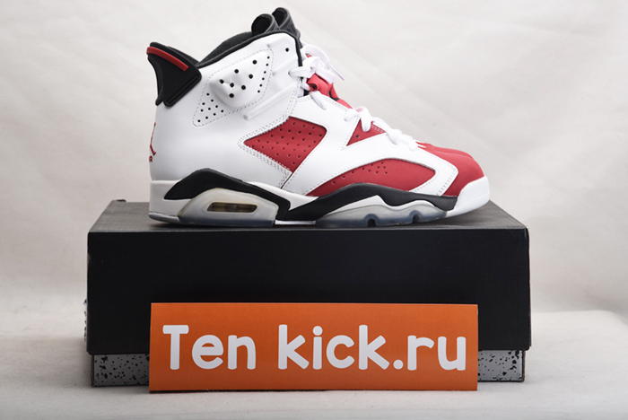 Air Jordan 6 VI Retro Carmine White Carmine Black 384664-160