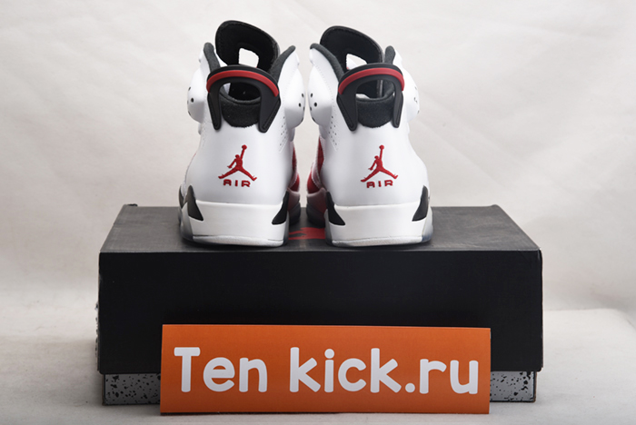 Air Jordan 6 VI Retro Carmine White Carmine Black 384664-160