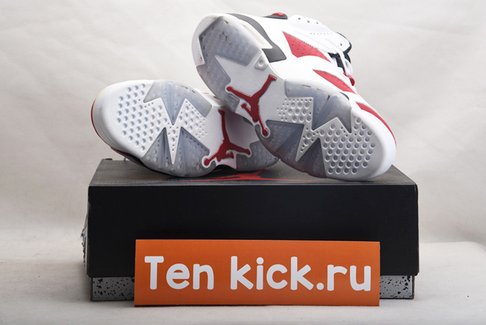 Air Jordan 6 VI Retro Carmine White Carmine Black 384664-160