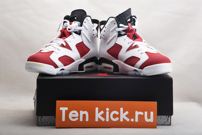 Air Jordan 6 VI Retro Carmine White Carmine Black 384664-160