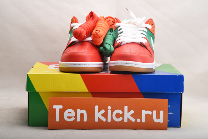 NIKE DUNK LOW Nike RED ORANGE GREEN CZ5130-600