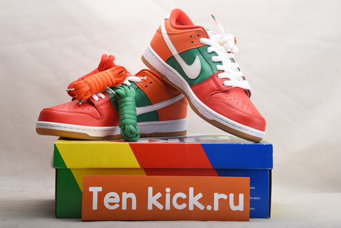 NIKE DUNK LOW Nike RED ORANGE GREEN CZ5130-600
