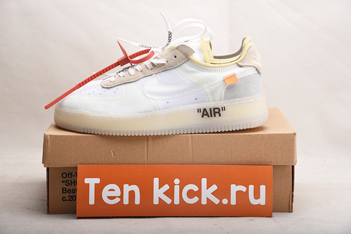 NIKE AIR FORCE 1 LOW Off-White  All White AO4606-100