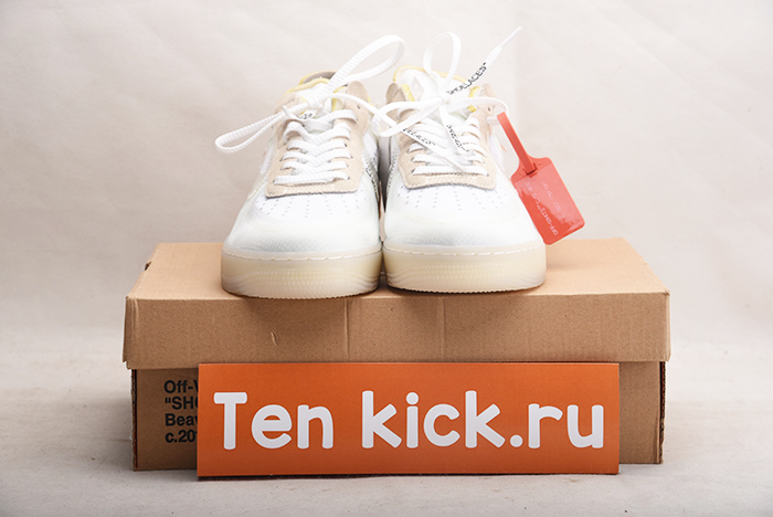 NIKE AIR FORCE 1 LOW Off-White  All White AO4606-100