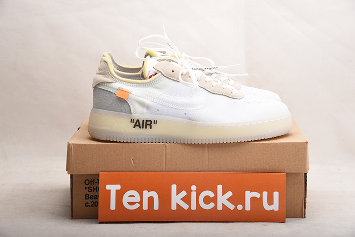 NIKE AIR FORCE 1 LOW Off-White  All White AO4606-100