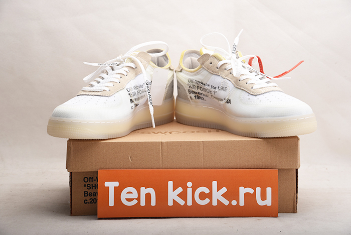 NIKE AIR FORCE 1 LOW Off-White  All White AO4606-100