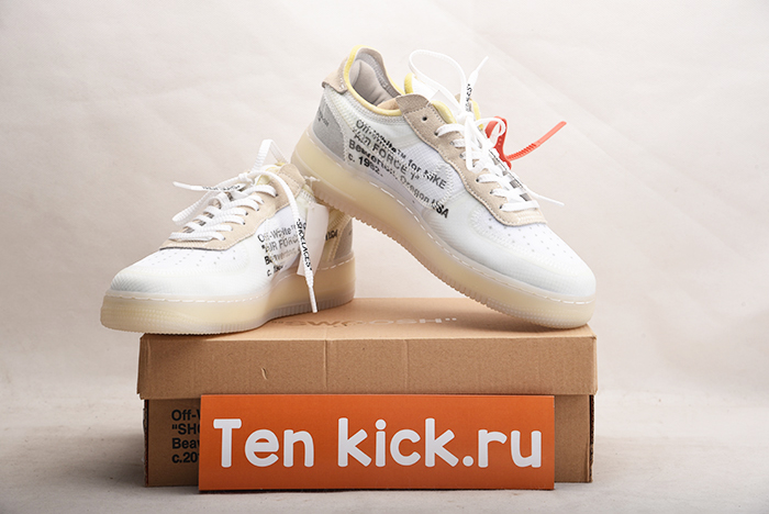 NIKE AIR FORCE 1 LOW Off-White  All White AO4606-100