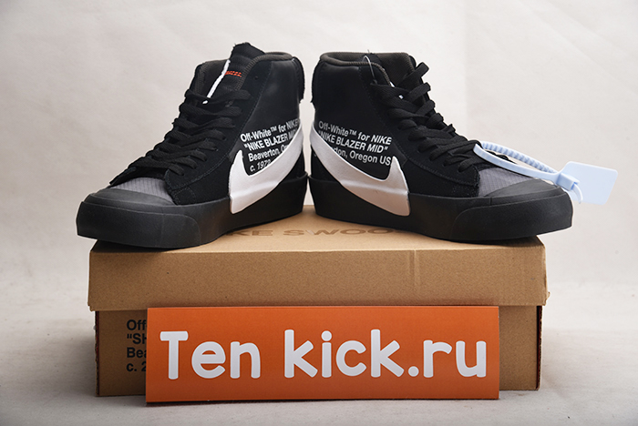 Off-White  Nike Blazer Black AA3832-001