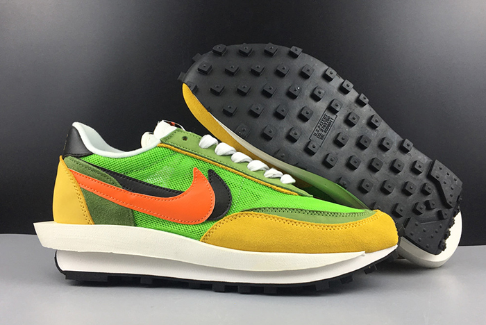 NIKE LD WAFFLE SACAI GREEN MULTI - BV0073-300