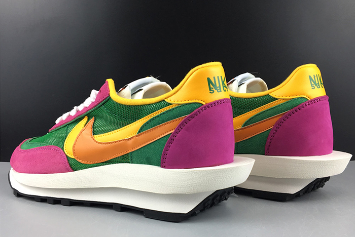 NIKE LD WAFFLE SACAI pink  MULTI - BV0073-301
