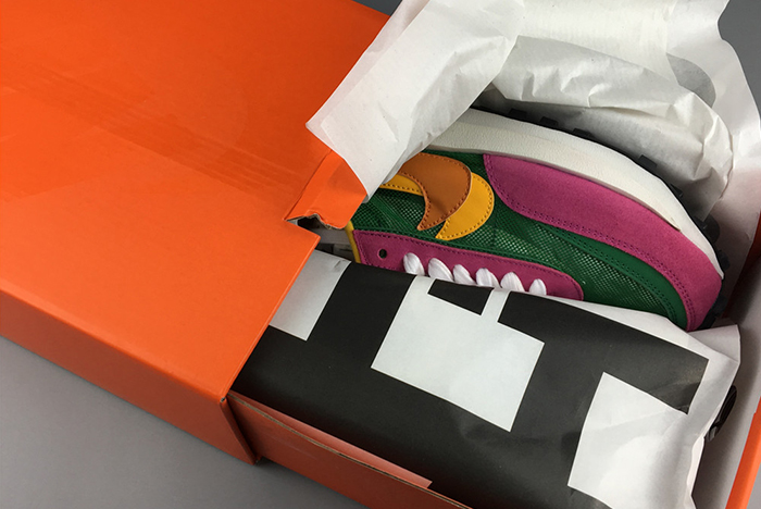 NIKE LD WAFFLE SACAI pink  MULTI - BV0073-301