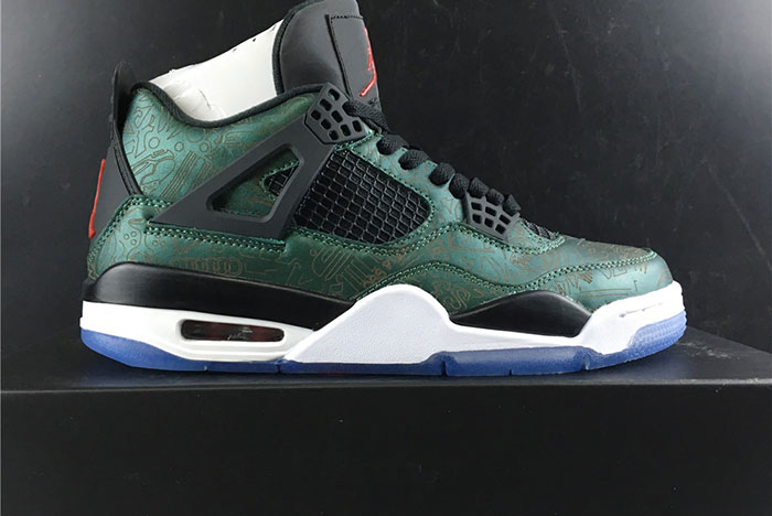 AIR JORDAN 4 RETRO LAKER GREEN AJ4-1043515