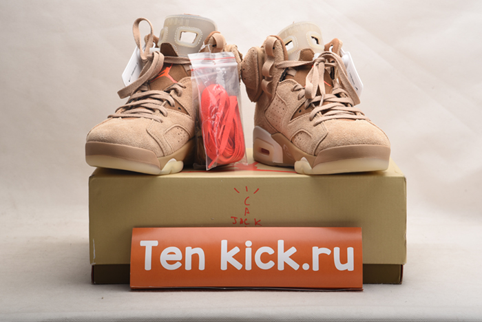 Jordan 6 Retro Travis Scott British Khaki DH0690-200