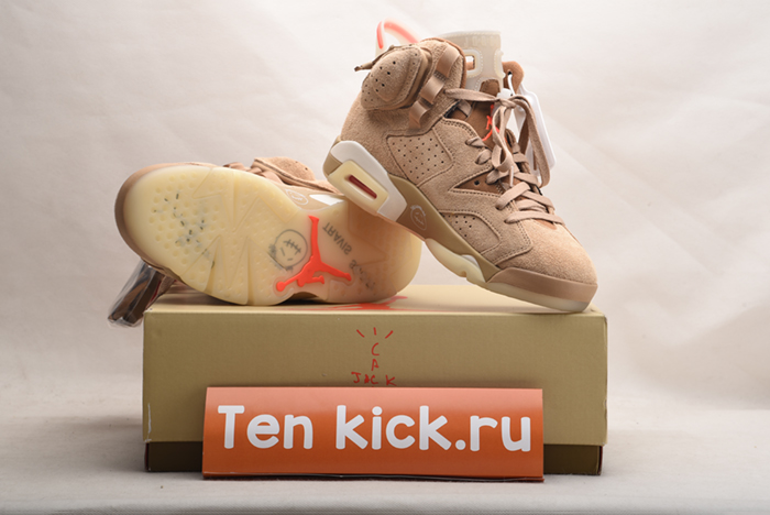 Jordan 6 Retro Travis Scott British Khaki DH0690-200