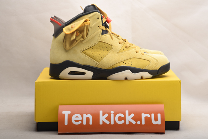 AIR JORDAN 6 YELLOW X TRAVIS SCOTT CN1084-300