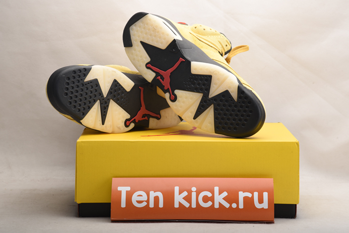 AIR JORDAN 6 YELLOW X TRAVIS SCOTT CN1084-300