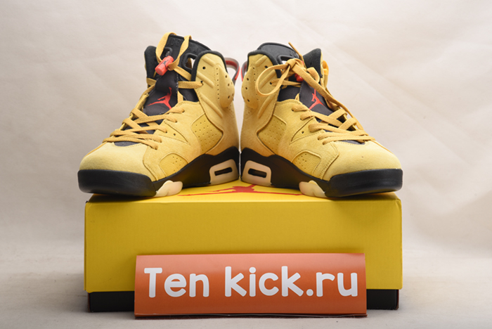 AIR JORDAN 6 YELLOW X TRAVIS SCOTT CN1084-300
