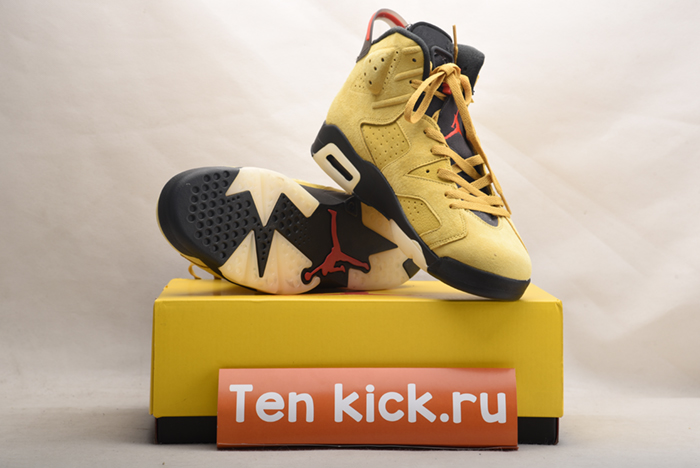 AIR JORDAN 6 YELLOW X TRAVIS SCOTT CN1084-300