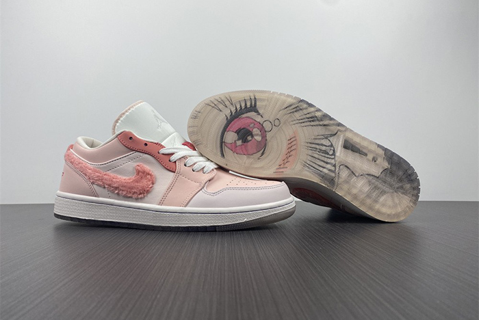 Jordan 1 Low SE Mighty Swooshers Pink(W) DM5443-666