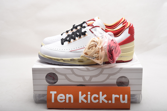 Jordan 2 Retro Low SP Off-White  White Red DJ4375-106