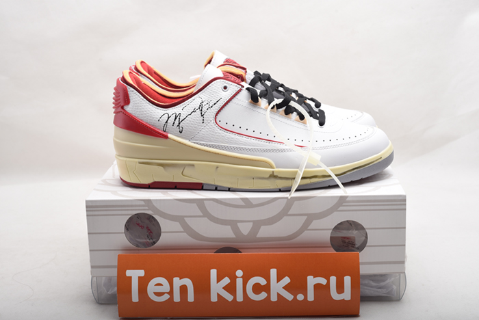 Jordan 2 Retro Low SP Off-White  White Red DJ4375-106