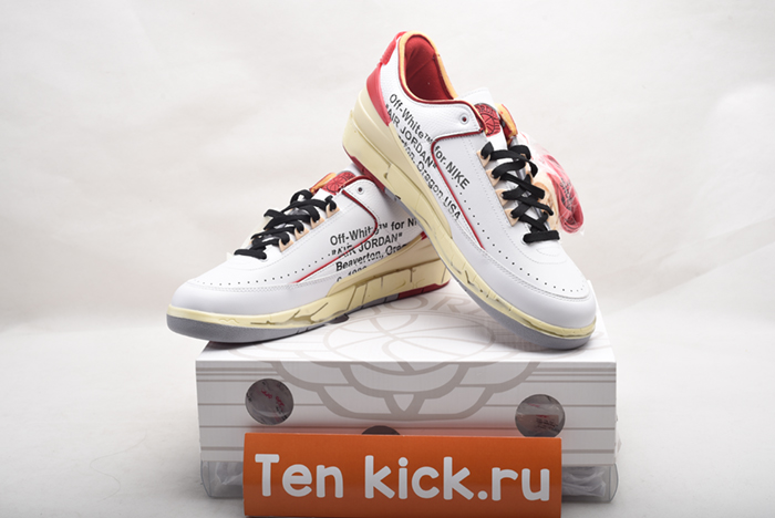 Jordan 2 Retro Low SP Off-White  White Red DJ4375-106